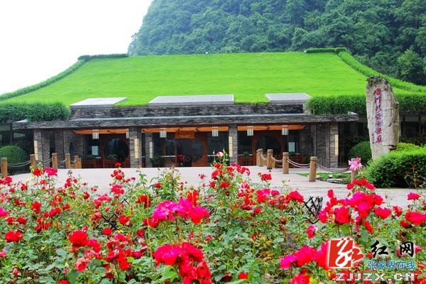 中國旅游日：張家界黃龍洞廣場“花花世界”喜迎游人（組圖）